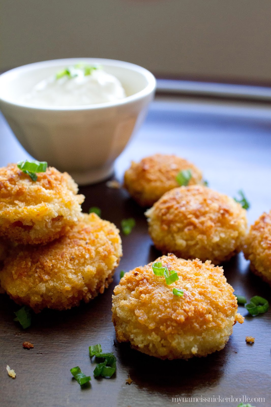 My Name Is Snickerdoodle Loaded Potato Bites Recipe