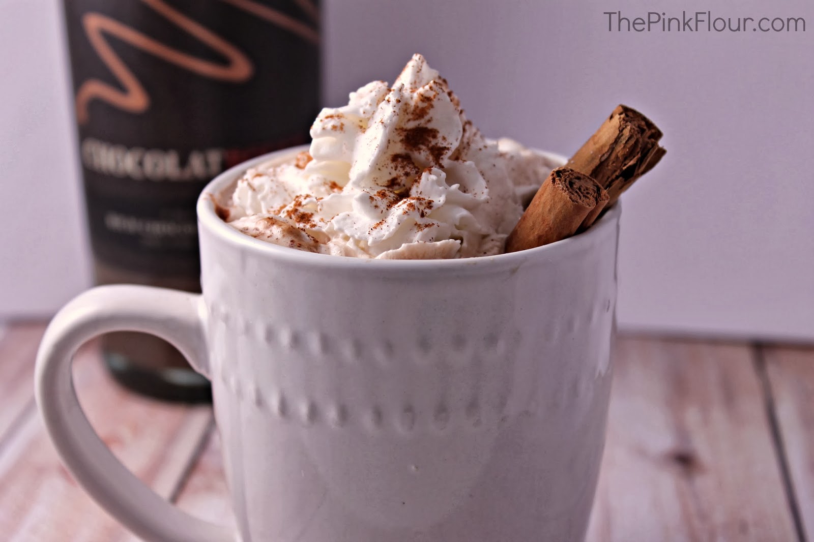 The Pink Flour Cinnamon Chocolate Wine Latte