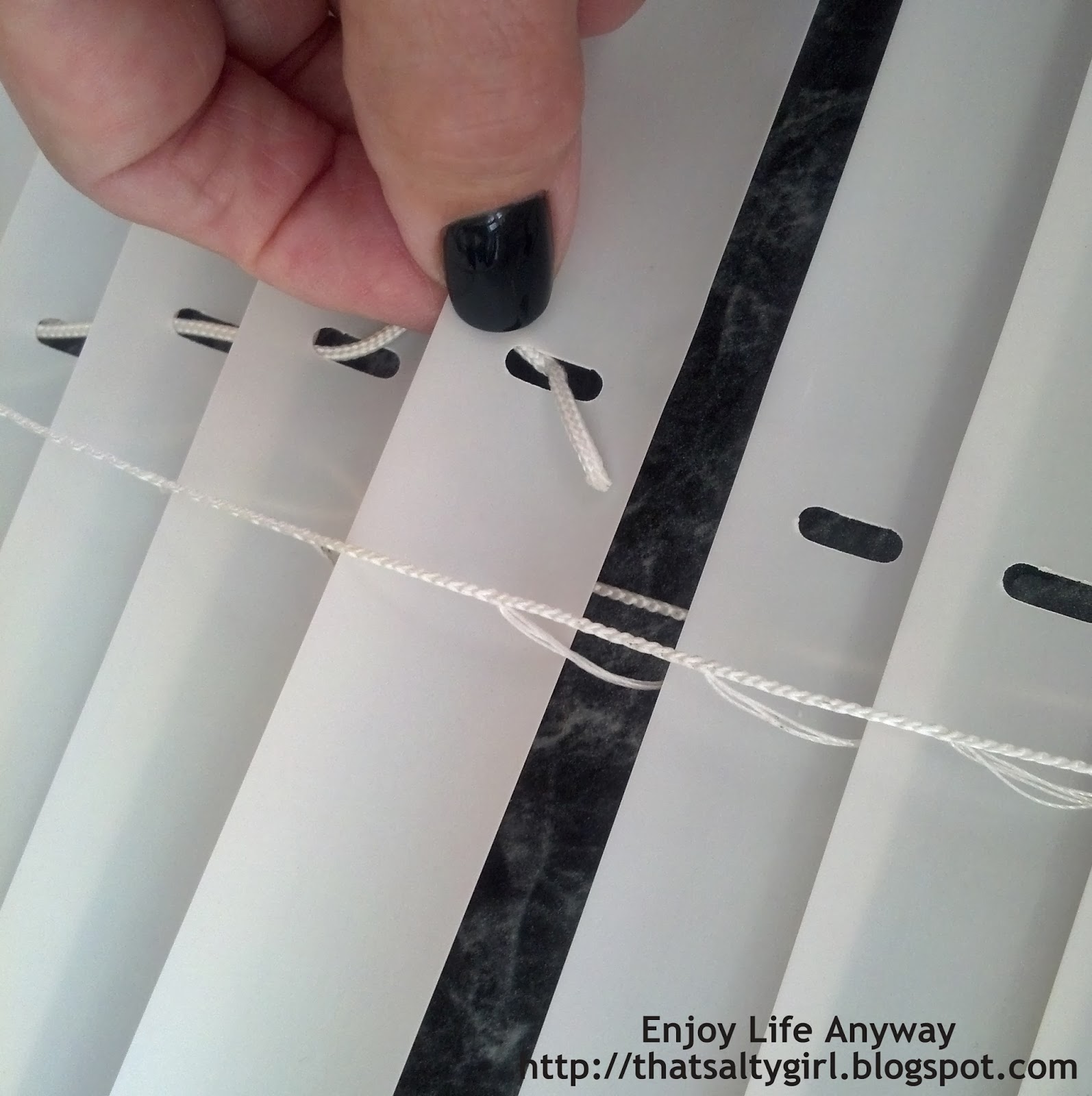 Enjoy Life Anyway How to Replace Mini Blind Slats
