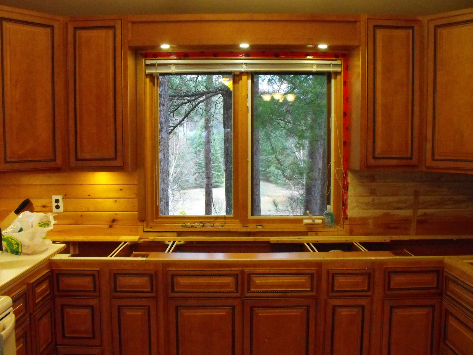 Led kitchen cabinet lighting Windows Over Kitchen Cabinets