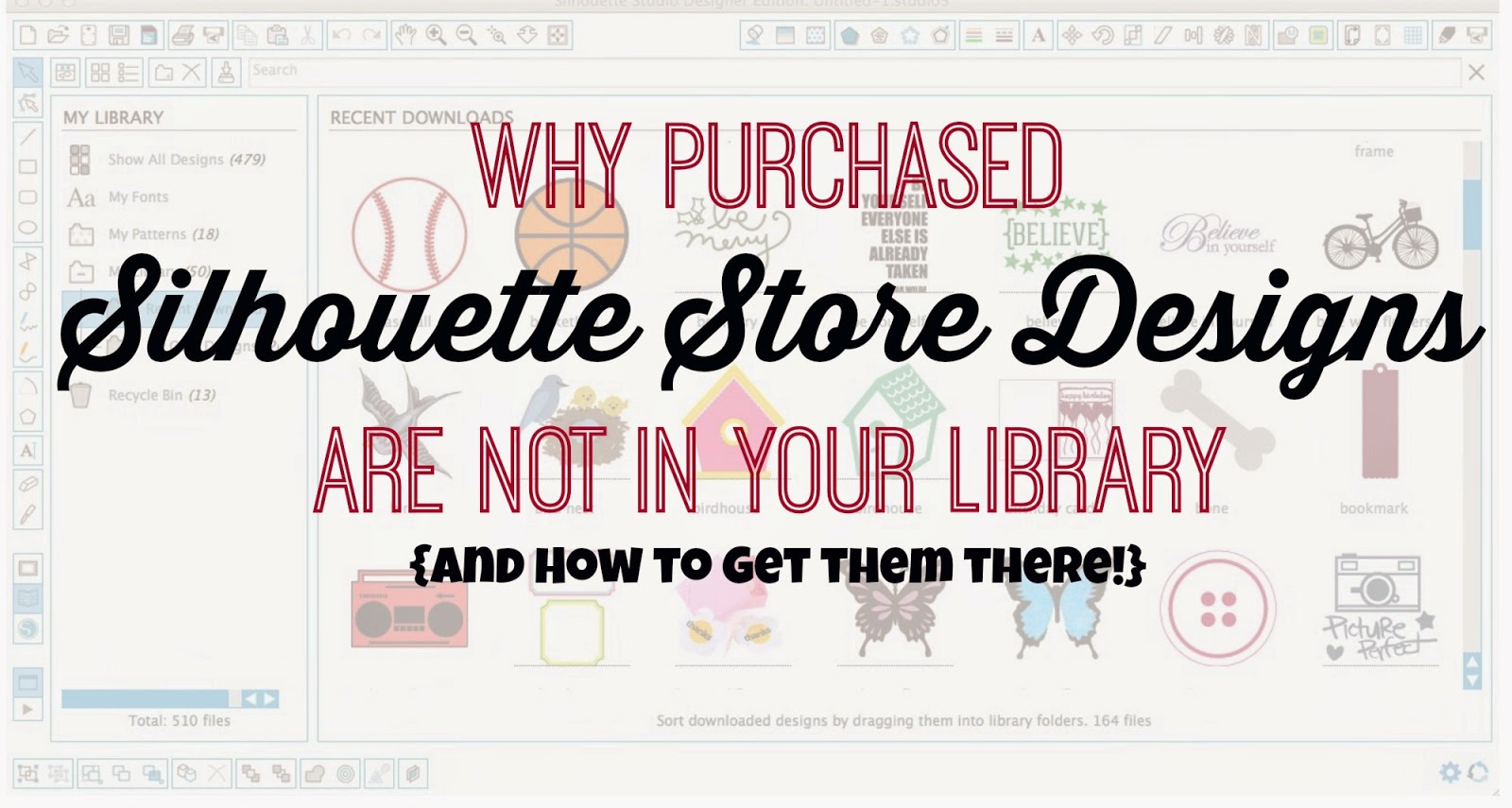 Why Purchased Silhouette Designs Aren't In Your Library Silhouette School