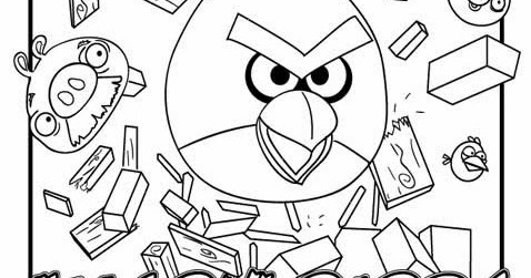 Kids Page: Angry Birds Coloring Pages