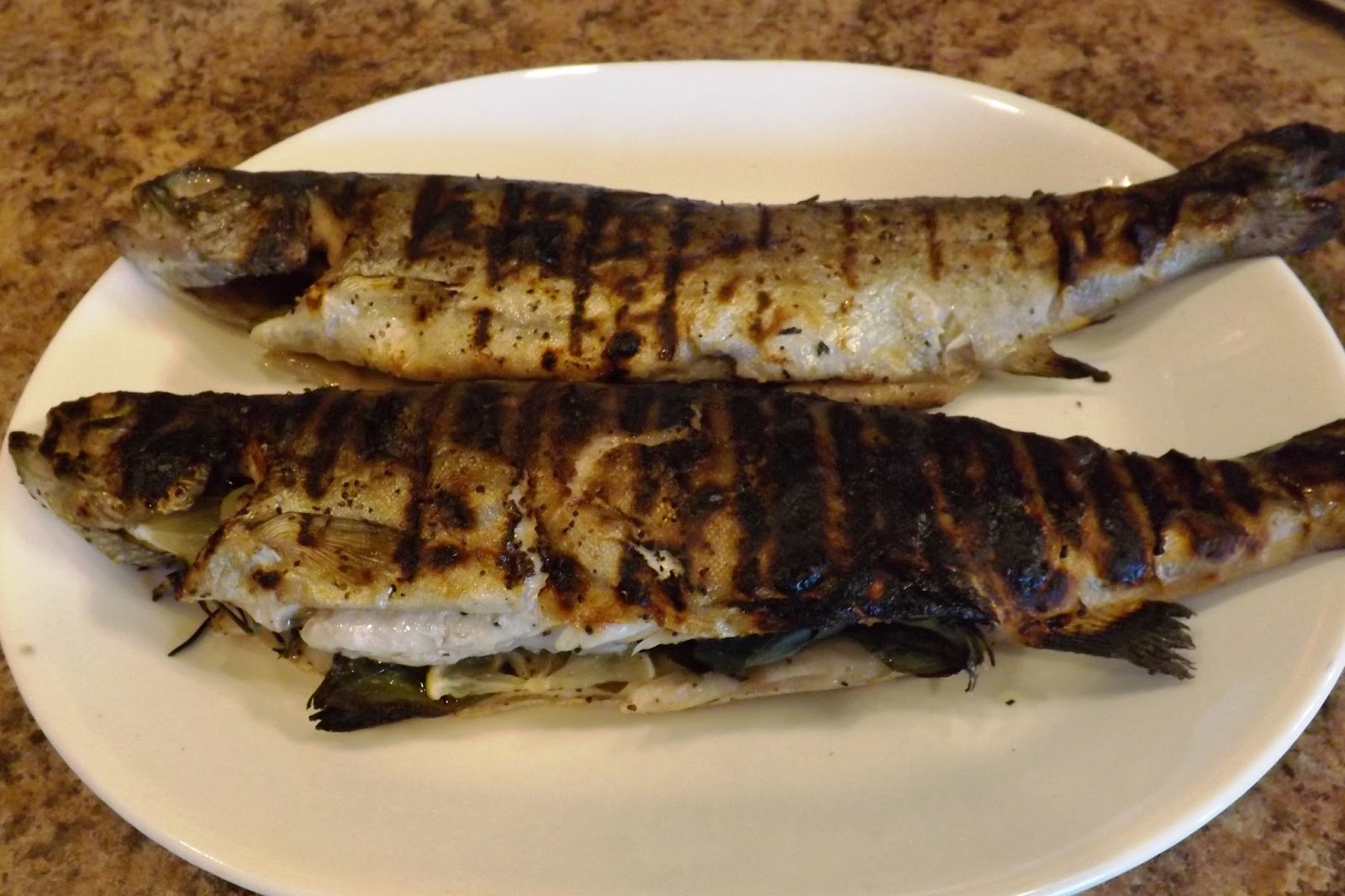 Make Your Someday Today! Grilled Stuffed Lake Trout