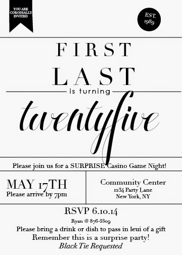diy party invitations rachel rosalie design diy surprise party invitations