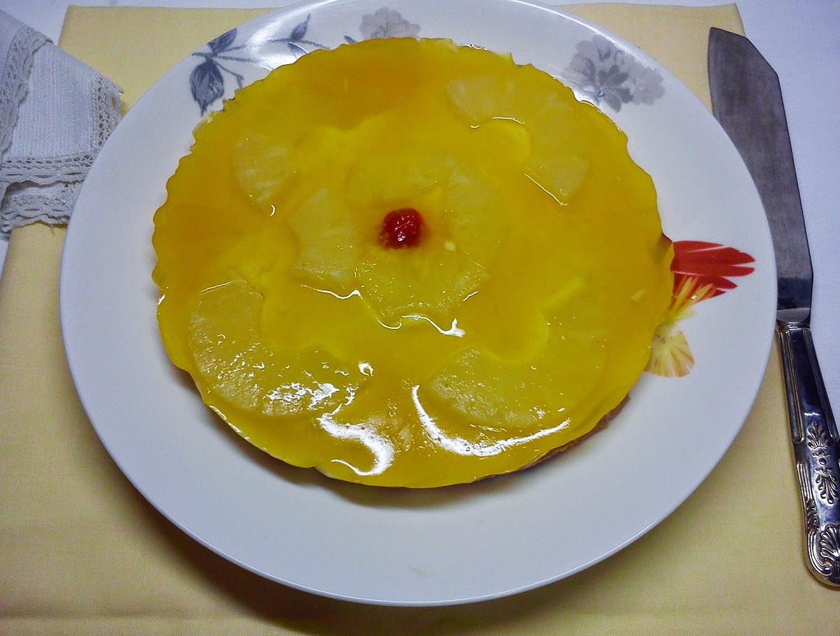 Pastel Frio de Piña y Vainilla Pastel Frio de Piña y Vainilla