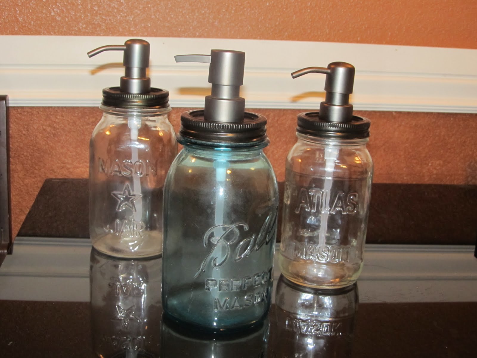 Inside 52 Mason Jar Dispensers