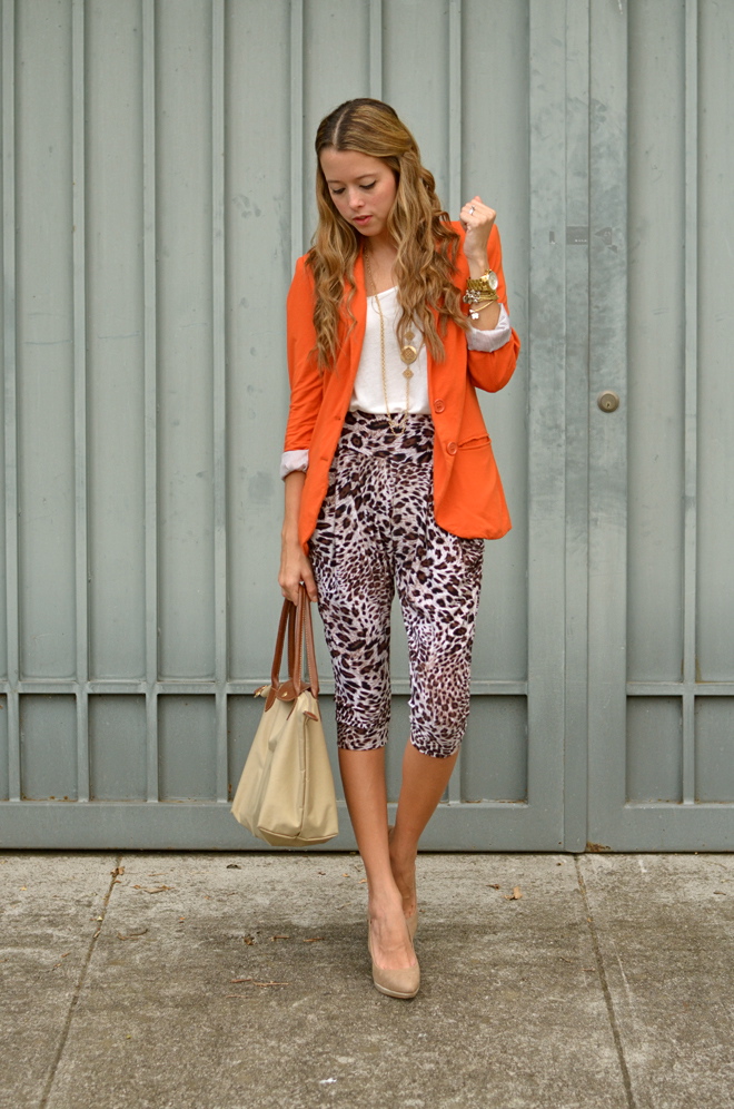 bershka leopard print bolsa