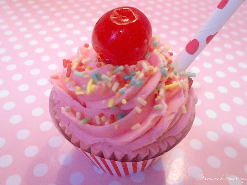 Strawberry Milkshake Cupcakes Strawberry Milkshake Cupcakes