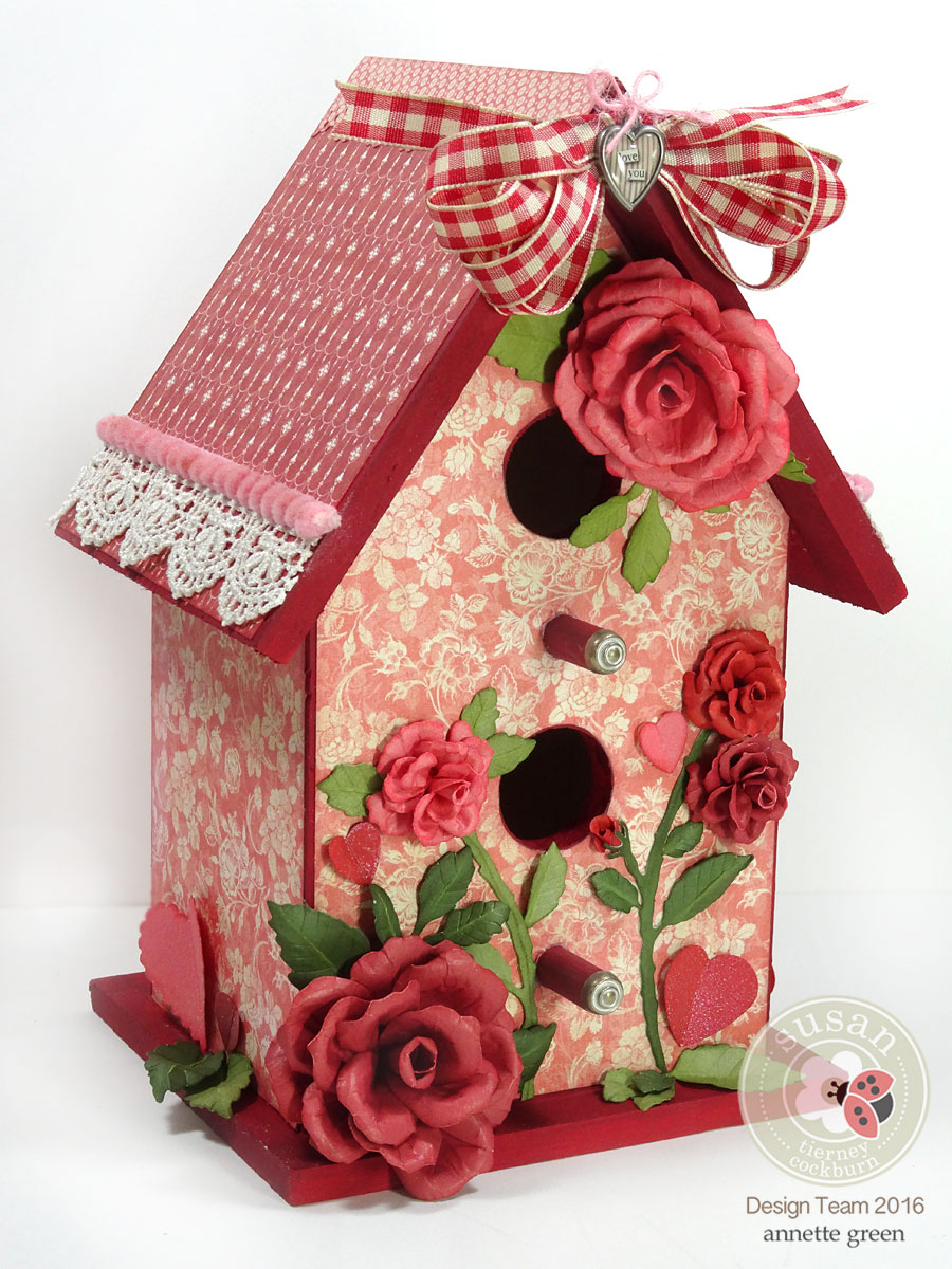Creative Journey A Valentine Birdhouse with Susan's Garden and Graphic 45