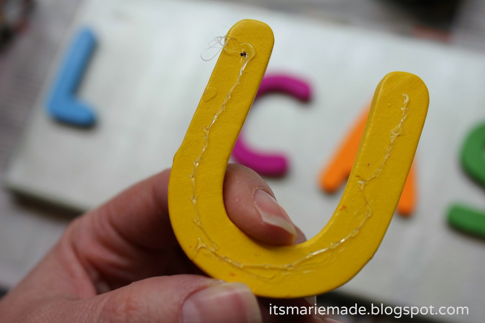 It's Marie Made! DIY Easy Name Canvases