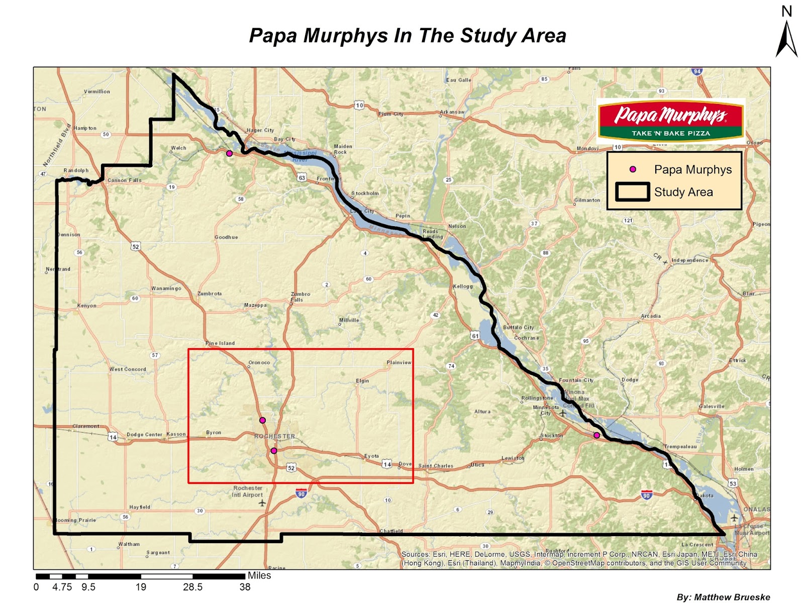 this map shows the greater study are for developing a new papa murphy s store the red box within the study area shows the specific area of where a new this map shows the greater study are for developing a new papa murphy s store the red box within the study area shows the specific area of where a new