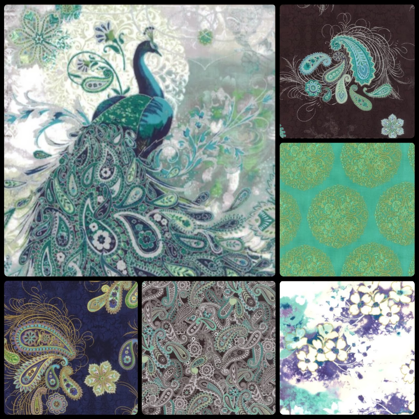 Low Price Fabric The regal peacock...