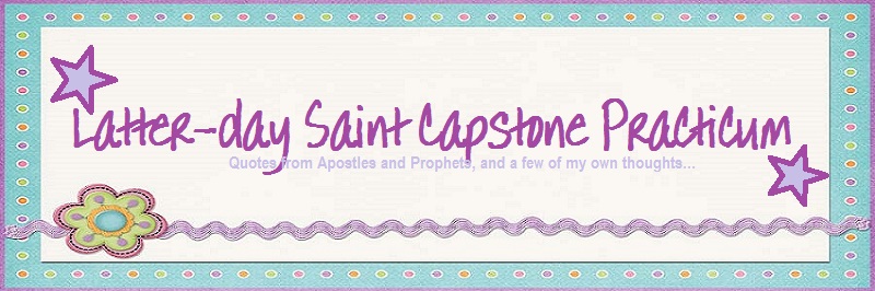 Latter-day Saint Capstone Practicum