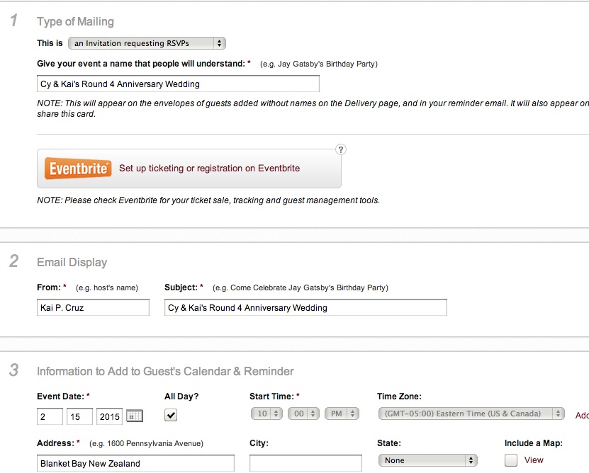 Kate Spade's Paperless Post The Rebellious Brides