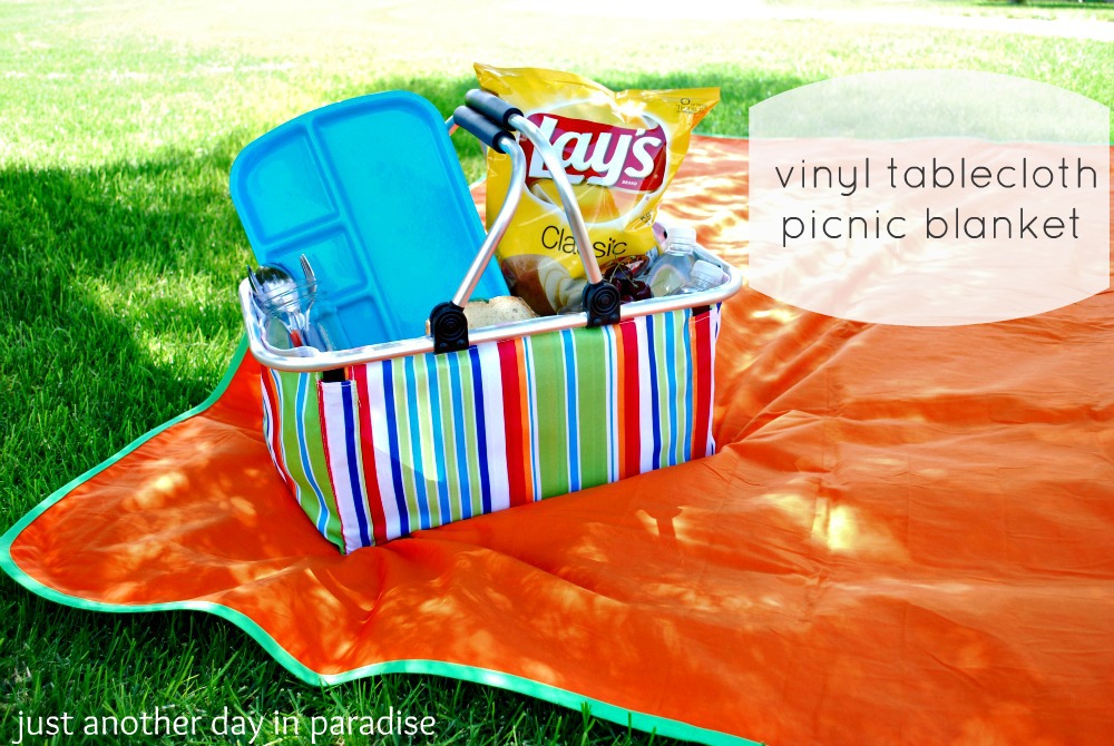 Larissa Another Day Vinyl Tablecloth Picnic Blanket Tutorial