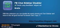 Add-Ons FB Chat Sidebar Disabler - Chat FB Lama