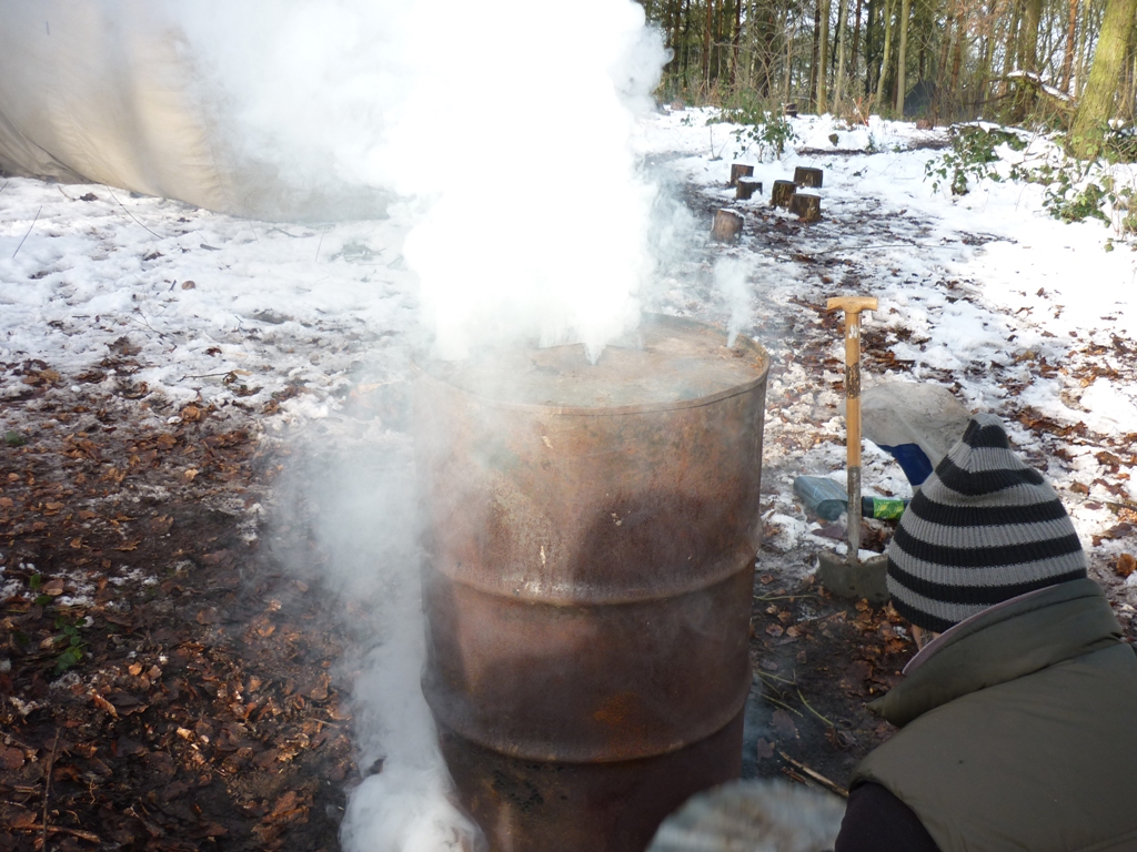 An English Homestead Axe And Charcoal Making Course