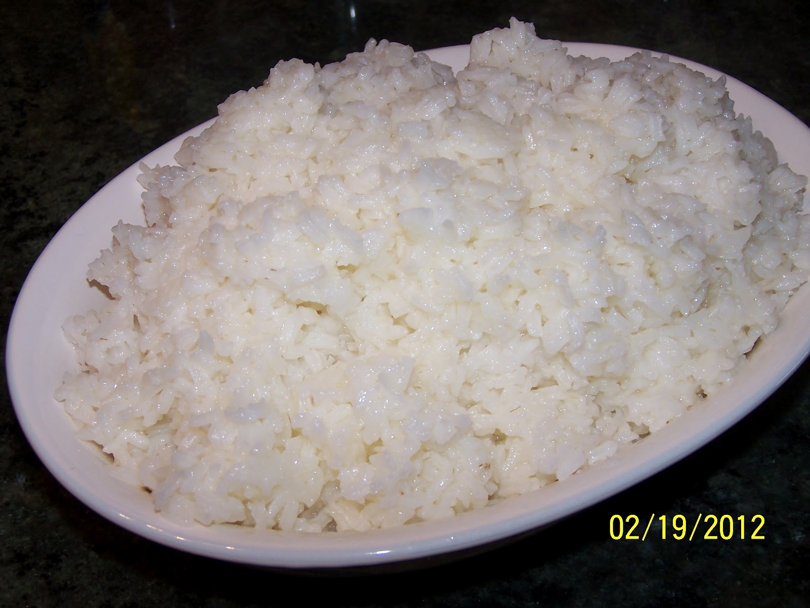 rice cooked