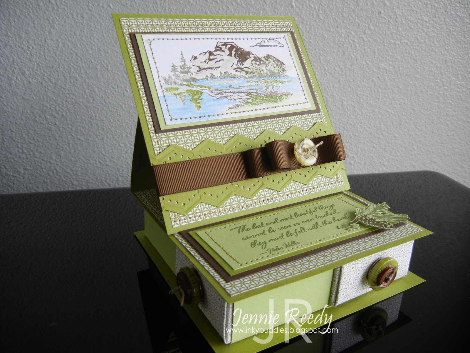Walk on the Creative Side 4Drawer Easel Card