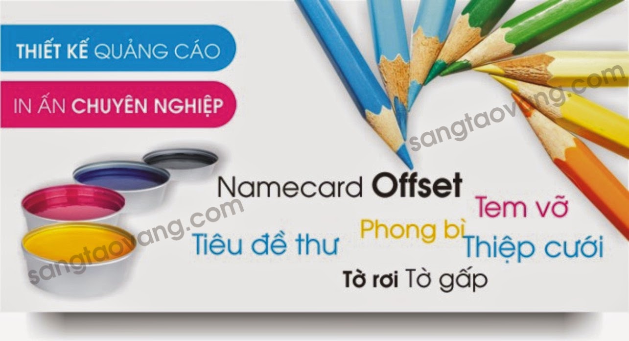 Dịch vụ ghép in Namecard Offset chuyên nghiệp - uy tín