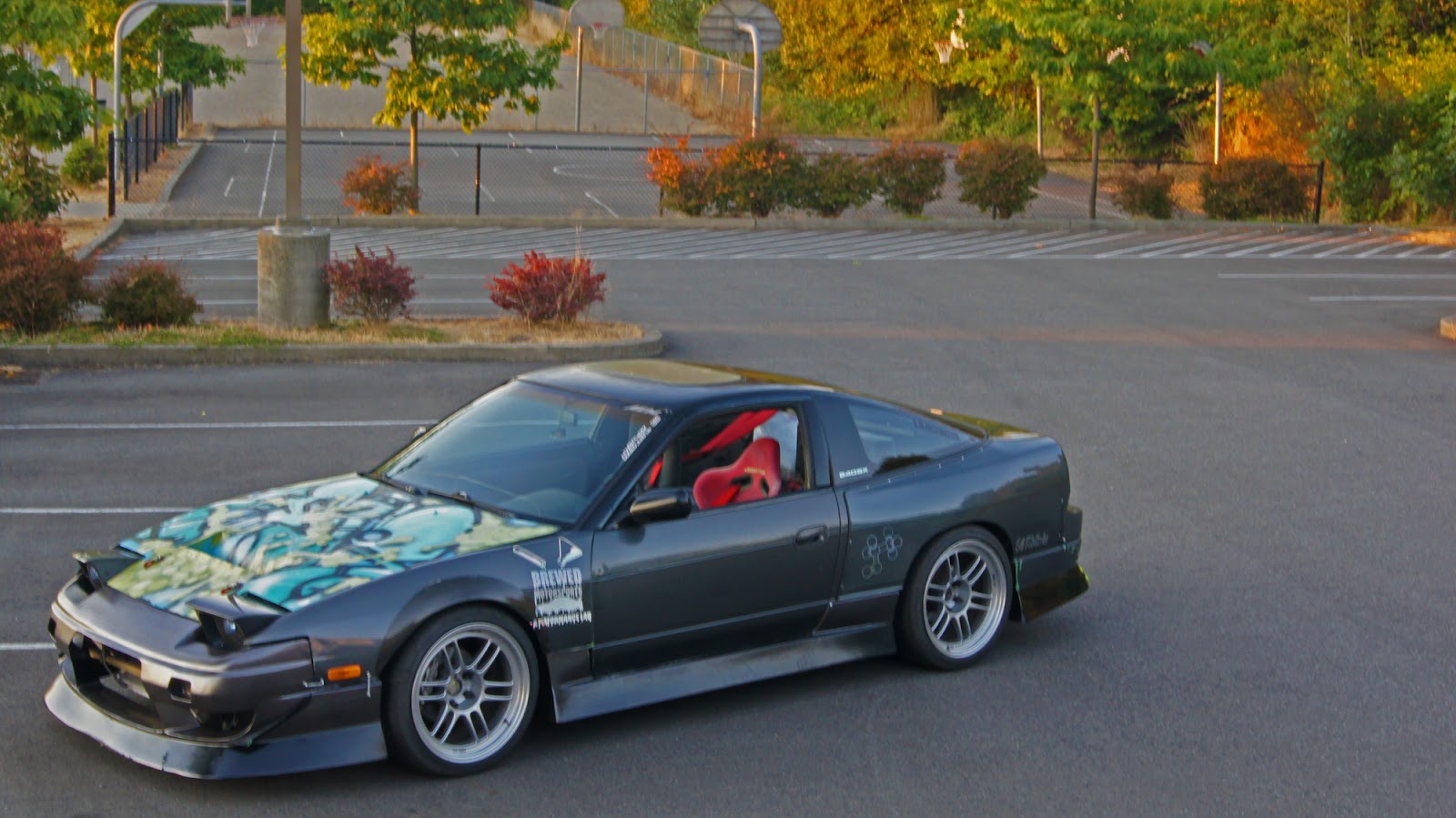 Brewed Motorsports Tucson AZ P1 Circuit drifting in the Wide Body KAT S13