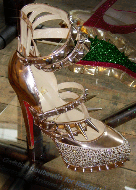 christian louis vuitton heels - christian louboutin rodarte