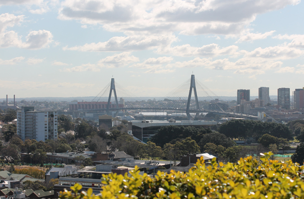 Sydney, Anzac bridge, Australia