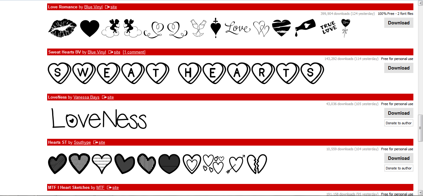 cutest free fonts