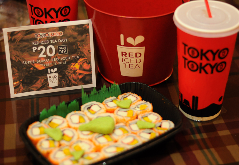 Tokyo Tokyo has declared September 1 as Red Iced Tea Day! Rochelle Rivera