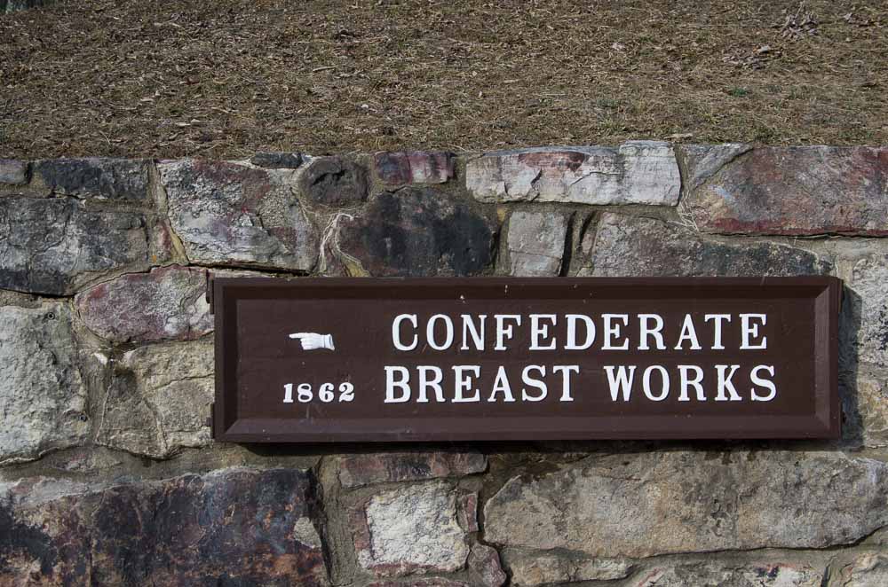 Confederate Breastworks Photography In Place