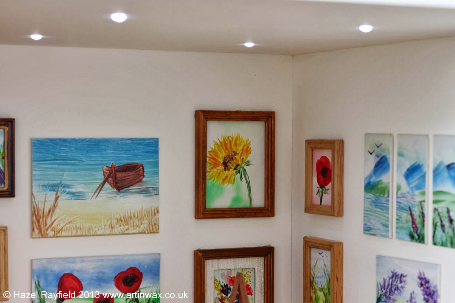 A Dolls House Tutorial Installing LED Spotlights in a room box