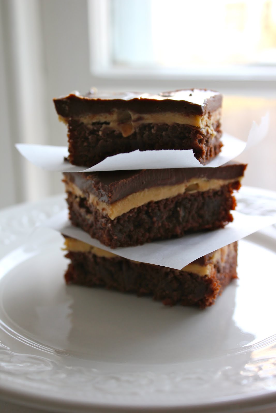 Lisa's Nutritious Kitchen Experiments Peanut Butter Truffle Brownies