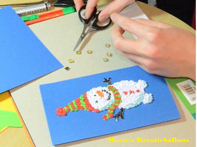 Basteln für Weihnachten: Weihnachtskarte basteln