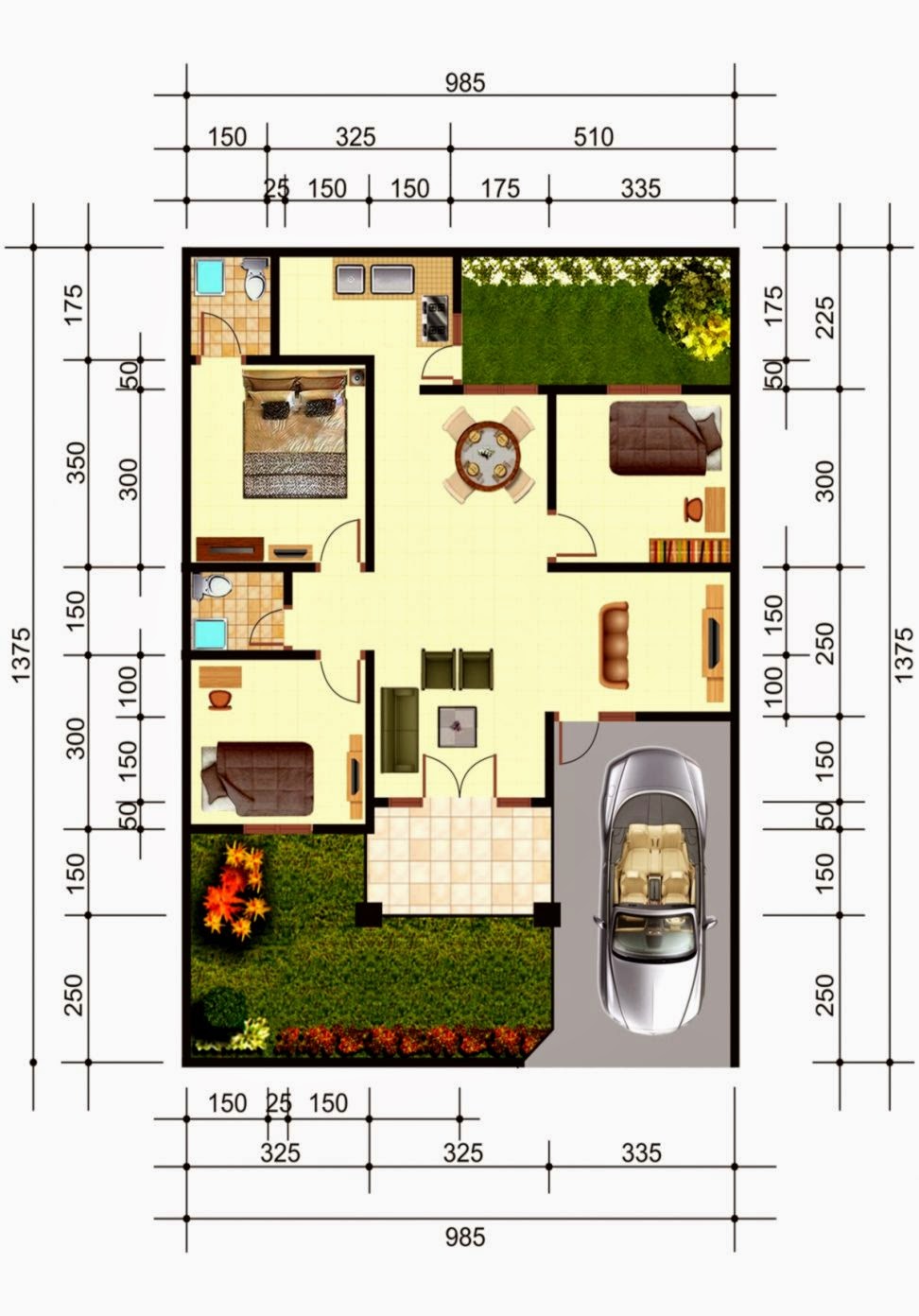 101 Denah Rumah Minimalis Jepang Gambar Desain Rumah Minimalis