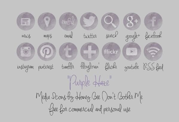 Purple Haze - Media Free Icons Purple Haze - Media Free Icons