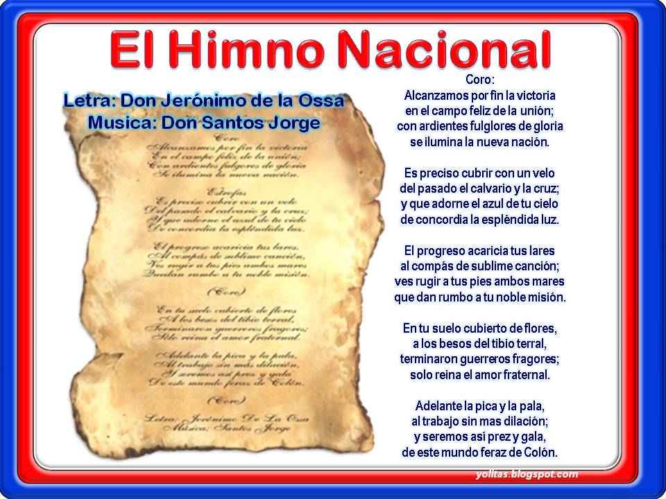 DÍA DEL HIMNO NACIONAL