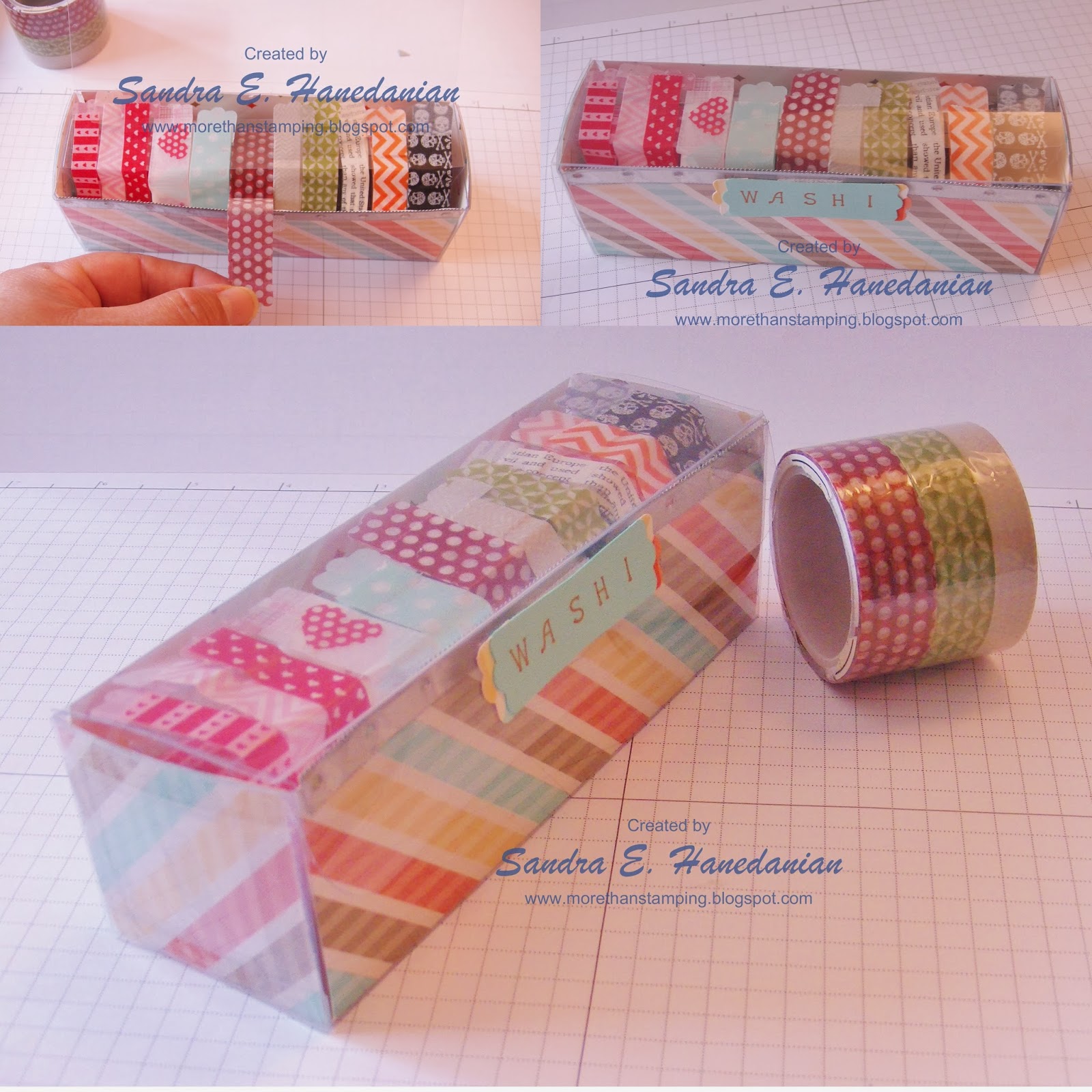 more Washi Tape Dispenser and storage Free Tutorial