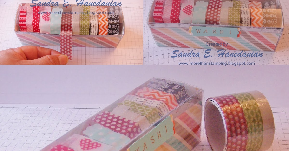 more Washi Tape Dispenser and storage Free Tutorial