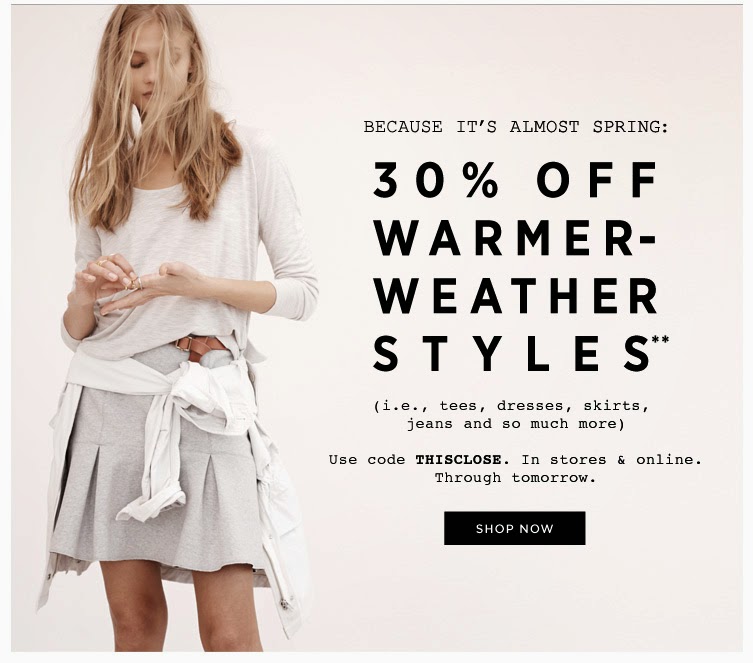 J.Crew Aficionada 48 Hour Sale at Madewell