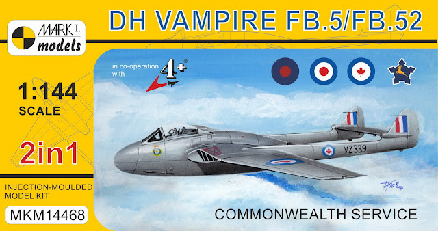 Plastik,NEU Marine Trainer Hawker Hunter T.8B//T.8C Mark I 1:144