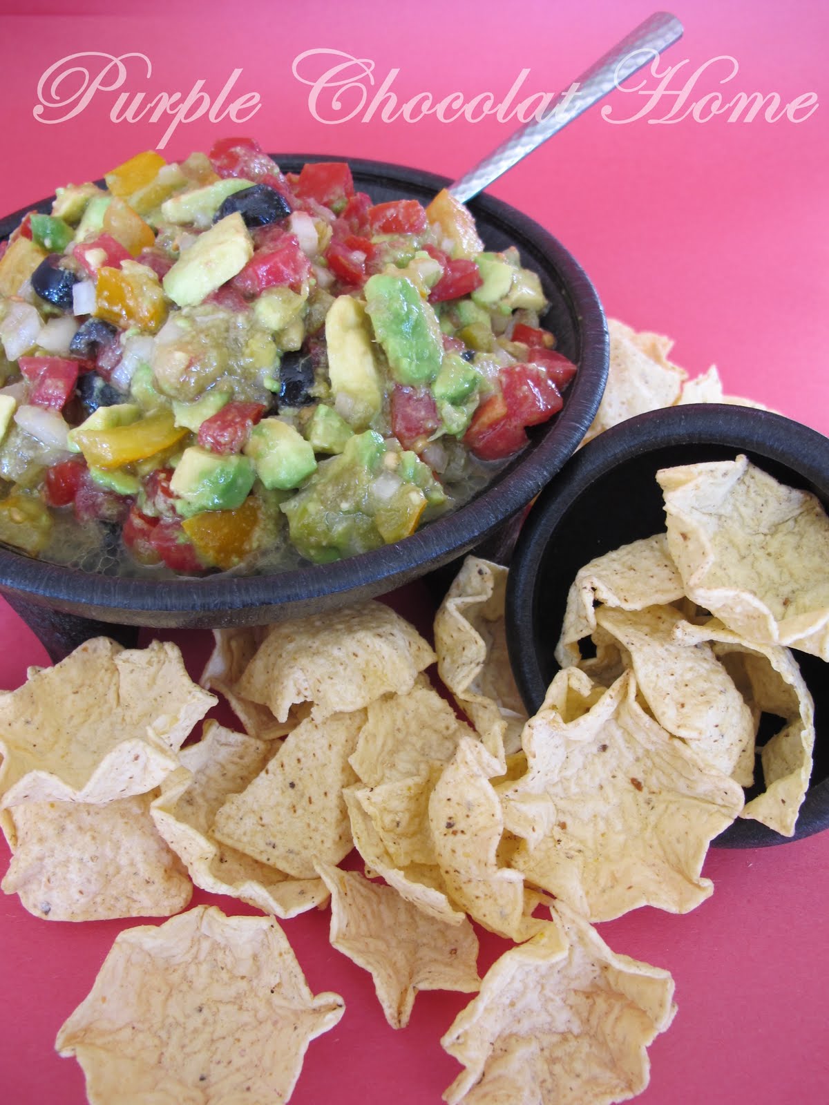 Avocado Salsa Purple Chocolat Home