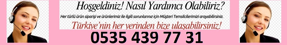 Sipariş telefonu 0535 439 77 31 