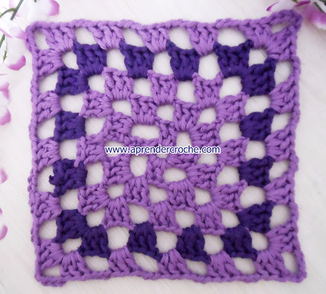 SQUARE FLORES E BORBOLETAS APRENDER CROCHE