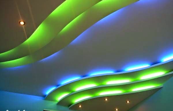 LED false ceiling lights for living room
