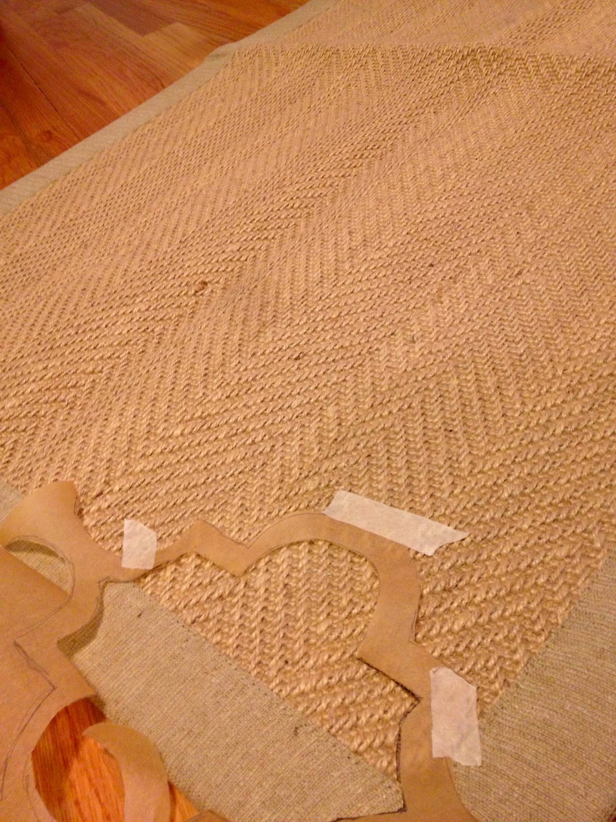 Creatively Leaning DIY Rug Attempt