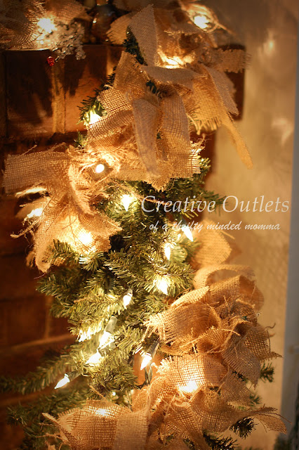 Creative Outlets of a Thrifty Minded Momma: Burlap Garland