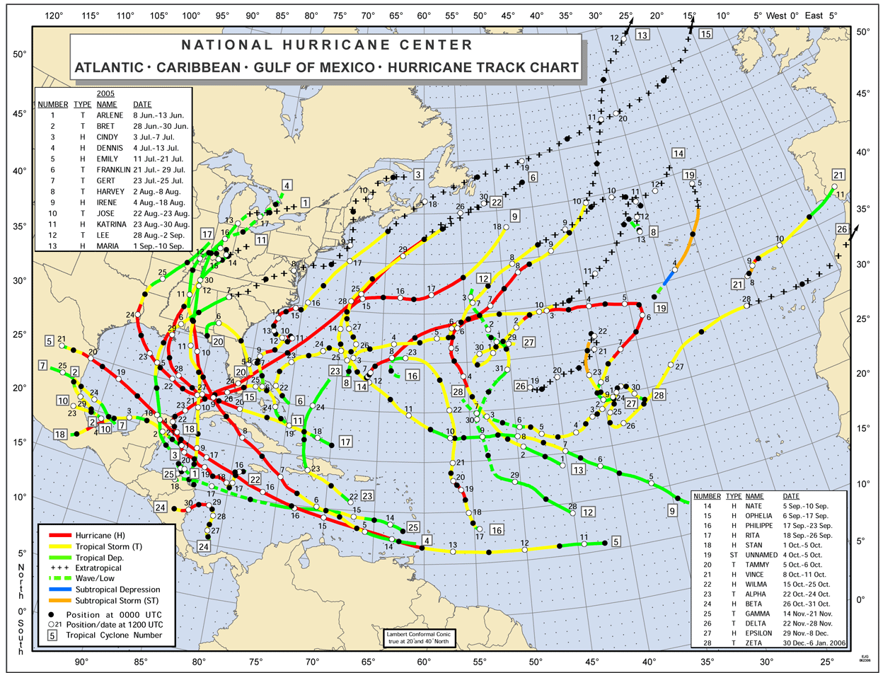 noaa hurricane track