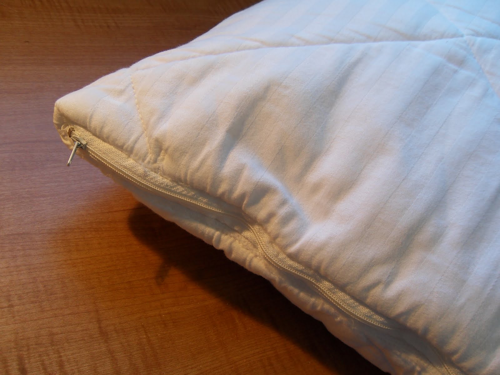 Hill House Homestead * My 'Recycled Reused' Dust Mite Proof Pillow Cover