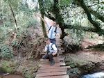 Me and my companion on a Bridge.