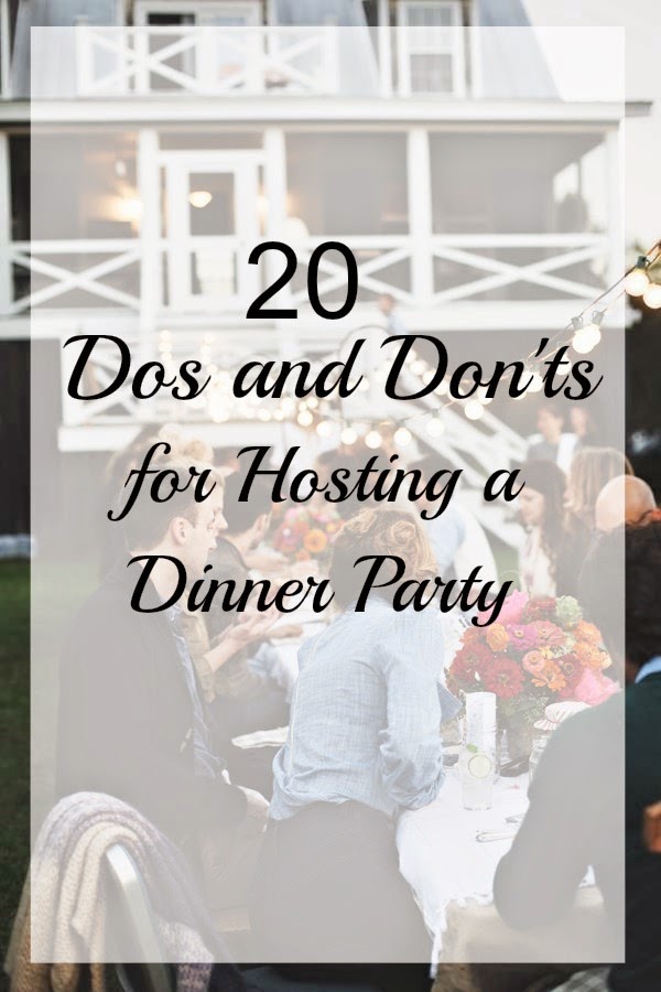 how to host a dinner party
